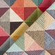 Tissu décoratif Gobelin losanges rétro colorés,  thumbnail number 4