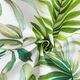 Tissu décoratif Toile feuilles exotiques – vert/blanc,  thumbnail number 3