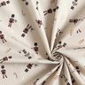 Tissu en coton Popeline Petits casse-noisettes – taupe clair,  thumbnail number 3