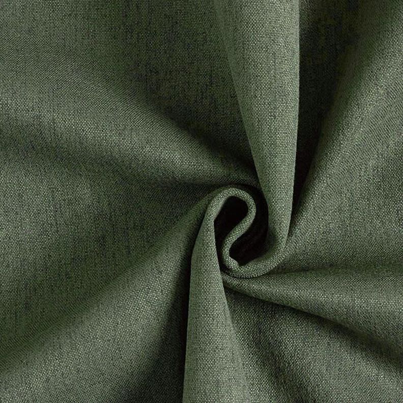 Tissu d’ameublement fin en mélange – vert foncé,  image number 1