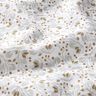Tissu double gaze de coton Motif floral abstrait – blanc/jaune olive,  thumbnail number 2