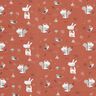 Jersey coton Lapin et écureuil dans la forêt – cuivre,  thumbnail number 1