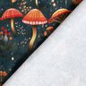 French Terry Sweat d’été forêt de champignons magique Impression numérique – vert foncé,  thumbnail number 4
