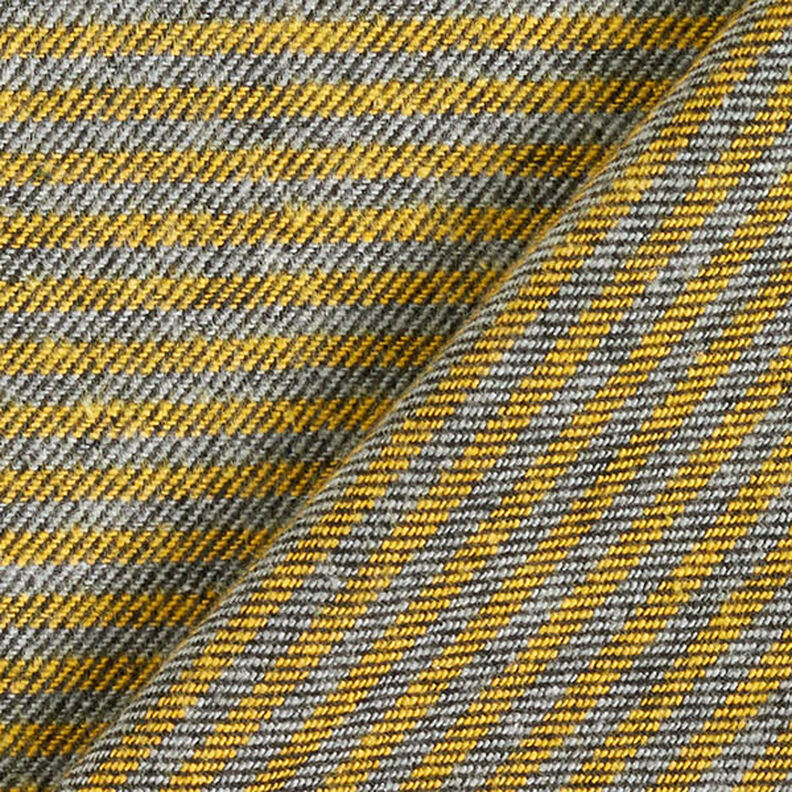 Tissu de pantalon Rayures – jaune/gris, image number 4