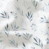 Jersey coton Branches et fleurs délicates aquarelle Impression numérique – ivoire/bleu jean,  thumbnail number 2