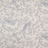 Tissu de décoration Semi-panama Paons romantiques – nature/bleu,  thumbnail number 1