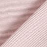 Bord-côtes tubulaire, fines rayures – vieux rose/écru,  thumbnail number 3
