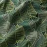 Tissu de décoration Sergé coton Feuilles minimalistes – vert foncé,  thumbnail number 2