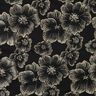 Jacquard Fleurs à effet 3D – noir/amande,  thumbnail number 1