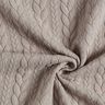 Jersey jacquard Cloqué Torsades – beige,  thumbnail number 3