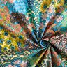 Coton enduit Blumenmeer – bleu océan/terre cuite,  thumbnail number 4