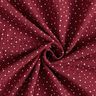 Tissu double gaze de coton Petits points – baies/blanc,  thumbnail number 3