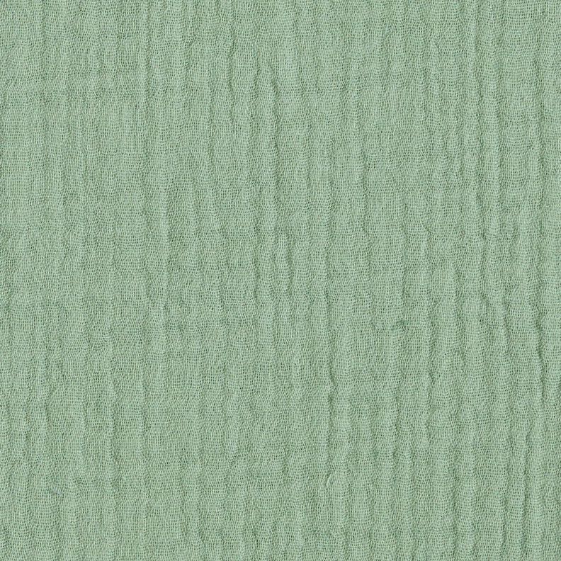 GOTS Tissu triple gaze de coton – roseau,  image number 1