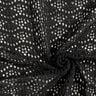 Tissu tricot&eacute; &agrave; motif de vagues &ndash; noir,  thumbnail number 3