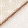 Tissu en coton Cretonne Étoiles japonaises Asanoha – sable,  thumbnail number 5