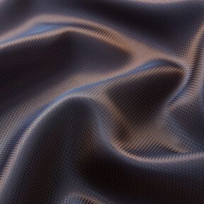 Tissu de doublure Jacquard Petites boîtes irisées – marron/bleu, 