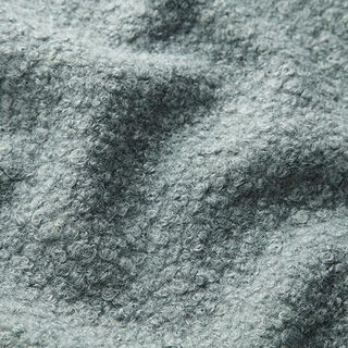 Maille bouclette ondulée – gris bleu, 