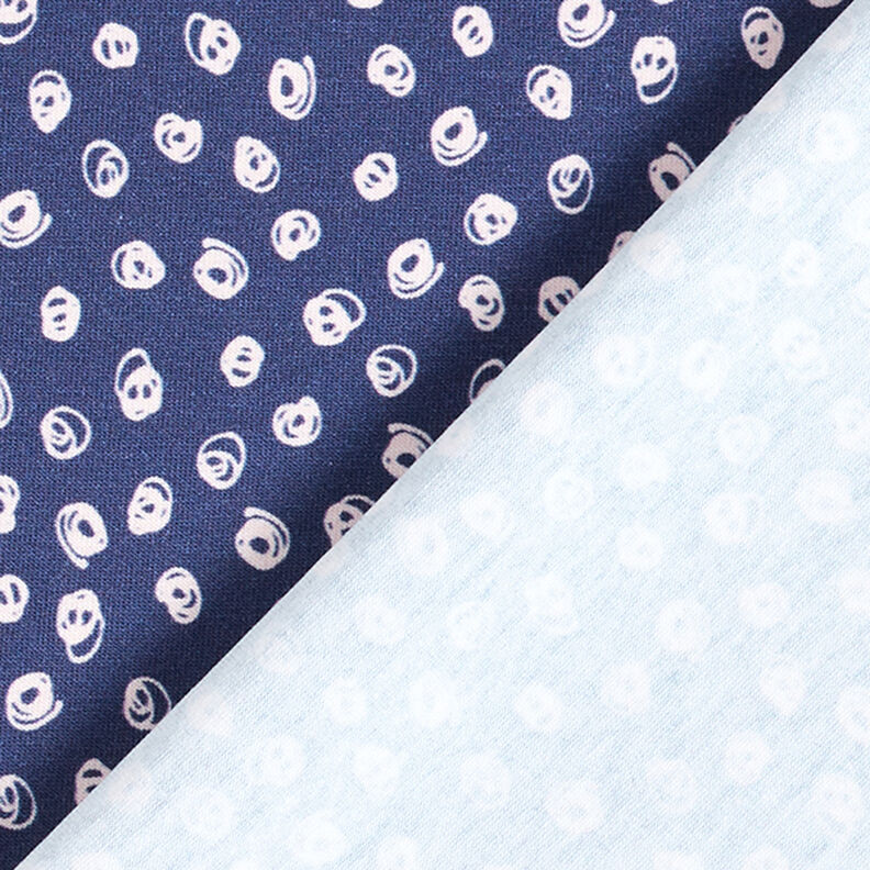 Jersey de coton Petits cercles – indigo, image number 4