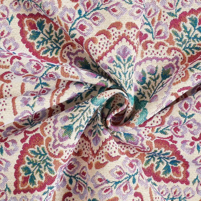 panneau décoratif Gobelin grand mandala – violet pastel/beige clair,  image number 3