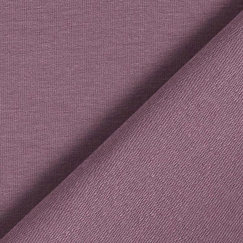 French Terry léger uni – aubergine,  image number 5