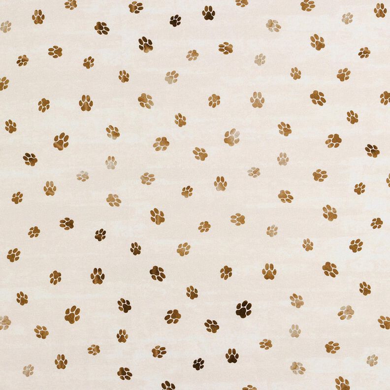 French Terry Sweat d’été Berger allemand Panel | Glitzerpüppi – beige clair,  image number 7