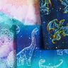 French Terry Sweat d’été Mandalas arc-en-ciel | Glitzerpüppi – pétrole légère/lavande,  thumbnail number 6