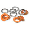 Œillets avec rondelles [15 unités | Ø 14 mm] | Prym – orange/argent métallisé,  thumbnail number 2
