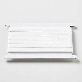 Bande en caoutchouc lisse [5 m | 10 mm] – blanc, 