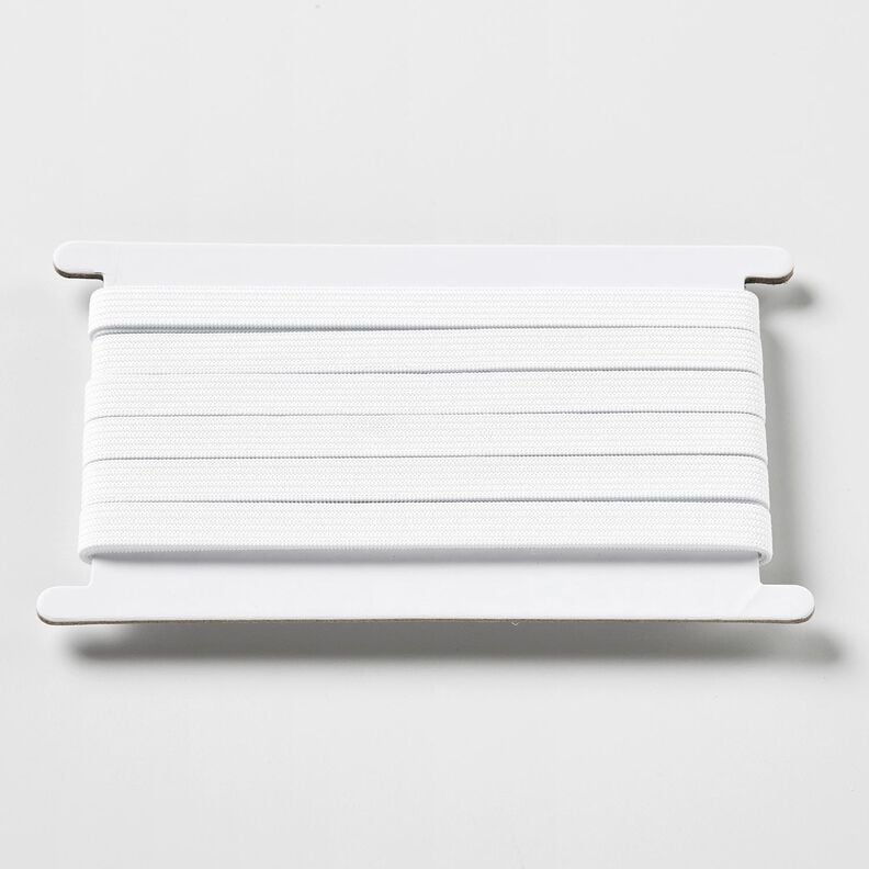 Bande en caoutchouc lisse [5 m | 10 mm] – blanc,  image number 1