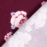 Jersey polyester Roses – merlot,  thumbnail number 4