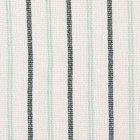 Tissu de coton Structure quadrillée à rayures verticales – blanc/menthe poivrée, 