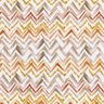 Popeline coton Zigzag en coups de pinceau Impression numérique – blanc/cuivre,  thumbnail number 1