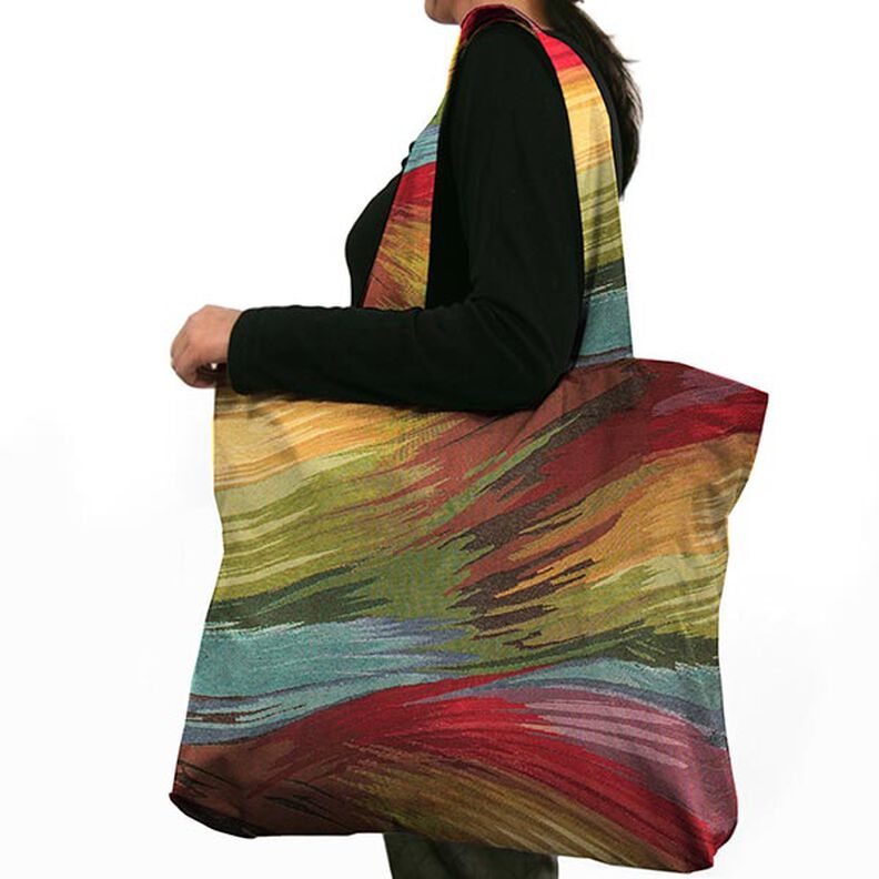 Jacquard Gobelin Dégradé 2 – bleu/rouge,  image number 6