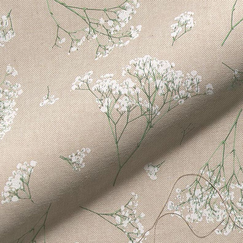 Tissu déco semi-panama Gypsophile – nature,  image number 2