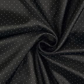 Tissu de doublure Petits pois – noir/blanc, 