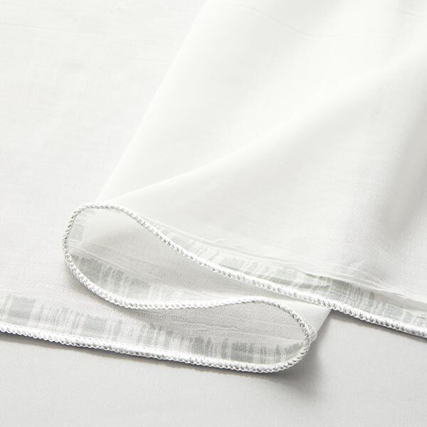 Tissu pour voilages Voile Rayures délicates 295 cm – roseau/ivoire,  image number 5