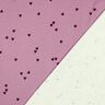 Jersey côtelé Cœurs éparpillés | Poppy Fabrics – violet pastel/merlot,  thumbnail number 4