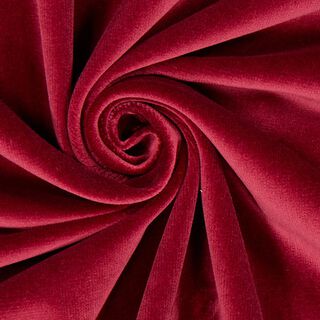 Tissu de décoration velours de coton – rouge bordeaux, 