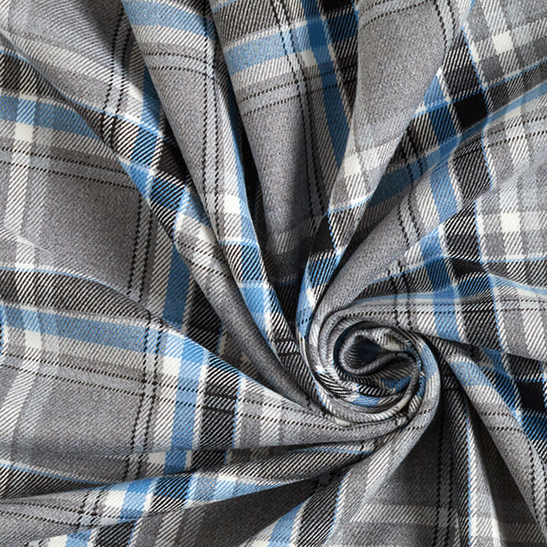Stretch pour pantalon Tartan – gris/noir,  image number 3