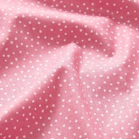 Tissu en coton Cretonne feine Punkte – rose, 