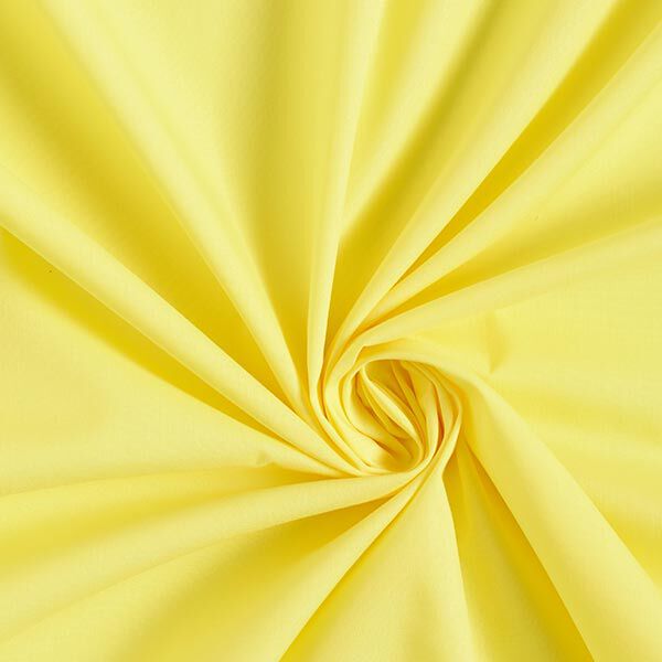 Tissu en polyester et coton mélangés, facile d’entretien – jaune citron,  image number 1
