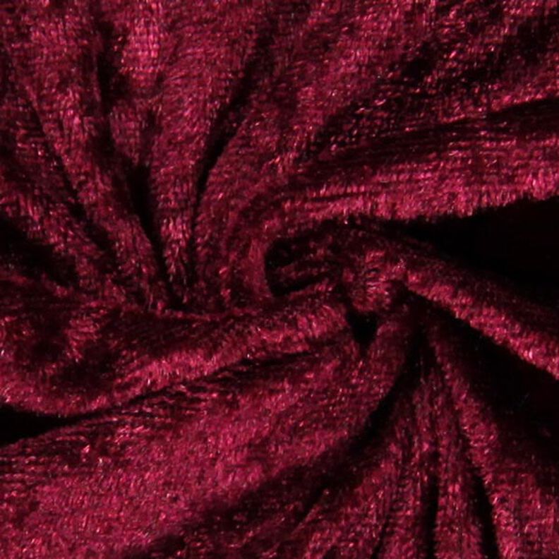 Panne de velours – rouge bordeaux,  image number 2
