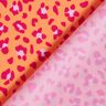 Tissu pour maillot de bain Imprimé léopard – orange pêche/rose intense,  thumbnail number 4