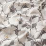 Tissu de décoration Semi-panama Grandes fleurs – gris,  thumbnail number 2
