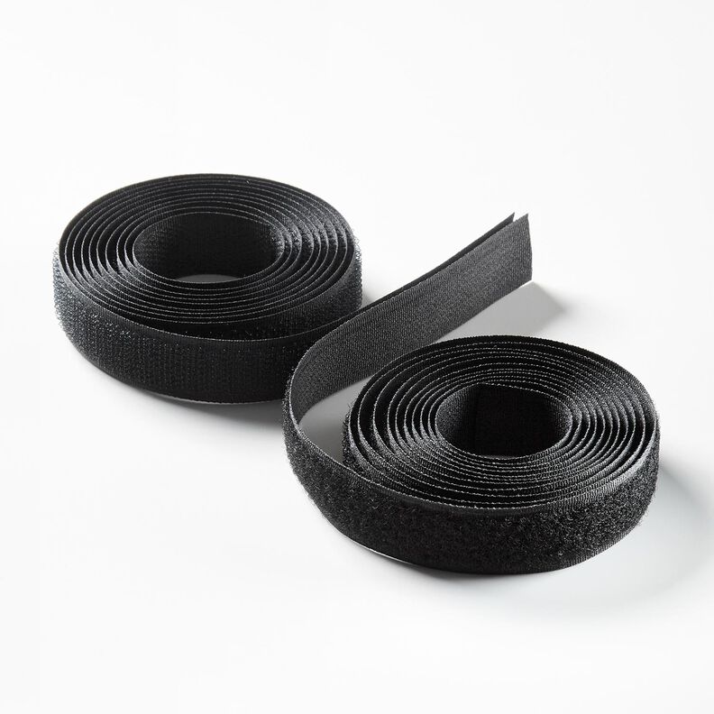 Set de bandes velcro [2 x 2m | 20 mm] – noir,  image number 2