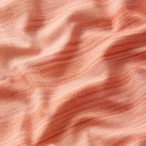Jersey viscose Rayures horizontales en dégradé de couleurs – rouge foncé/abricot, 
