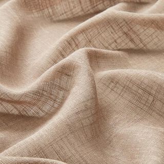 Tissu rideau voile aspect lin 300 cm – dune, 