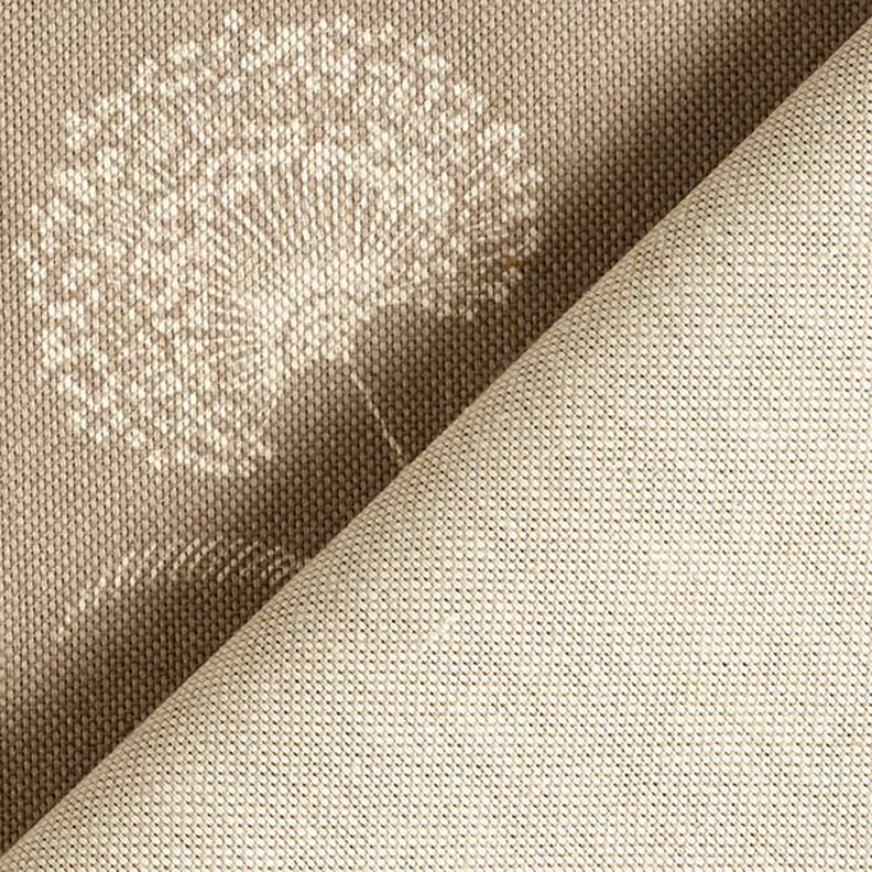 Tissu de décoration Semi-panama pissenlit – nature/blanc,  image number 4