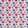 Popeline coton Tissu sous licence Cookie Monster et Elmo | Sesame Workshop – écru/rose,  thumbnail number 1
