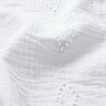 Tissu double gaze de coton Dentelle brodée Losange – blanc,  thumbnail number 2